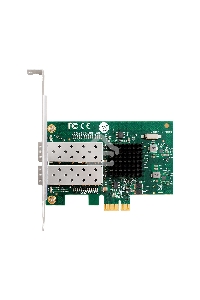 Сетевой адаптер ExeGate EXE-82576-F2 (PCI-E x1 v2.0, порты 2xSFP, 10/100/1000Mbps, Gigabit Server NIC Intel Chipset 82576-F2)