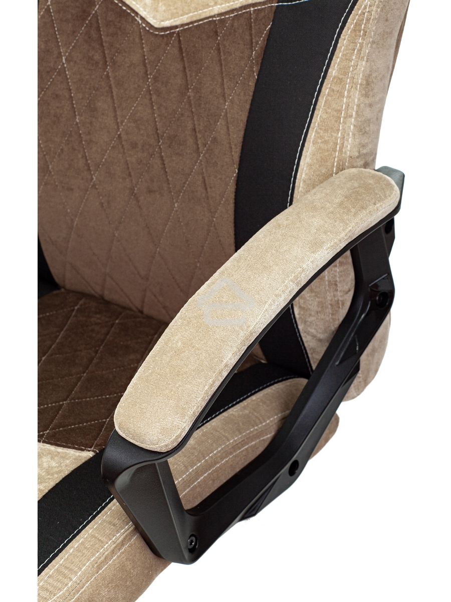 Кресло игровое Бюрократ VIKING 6 KNIGHT BR FABRIC коричневый, крестовина металл/пластик