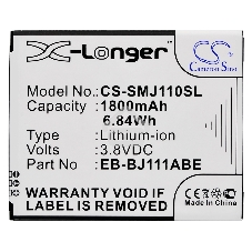 Аккумулятор CameronSinoCS-SMJ110SL EB-BJ111ABE для Samsung Galaxy J1 Ace, J1 Ace Neo 3.8V / 1800mAh / 6.84Wh
