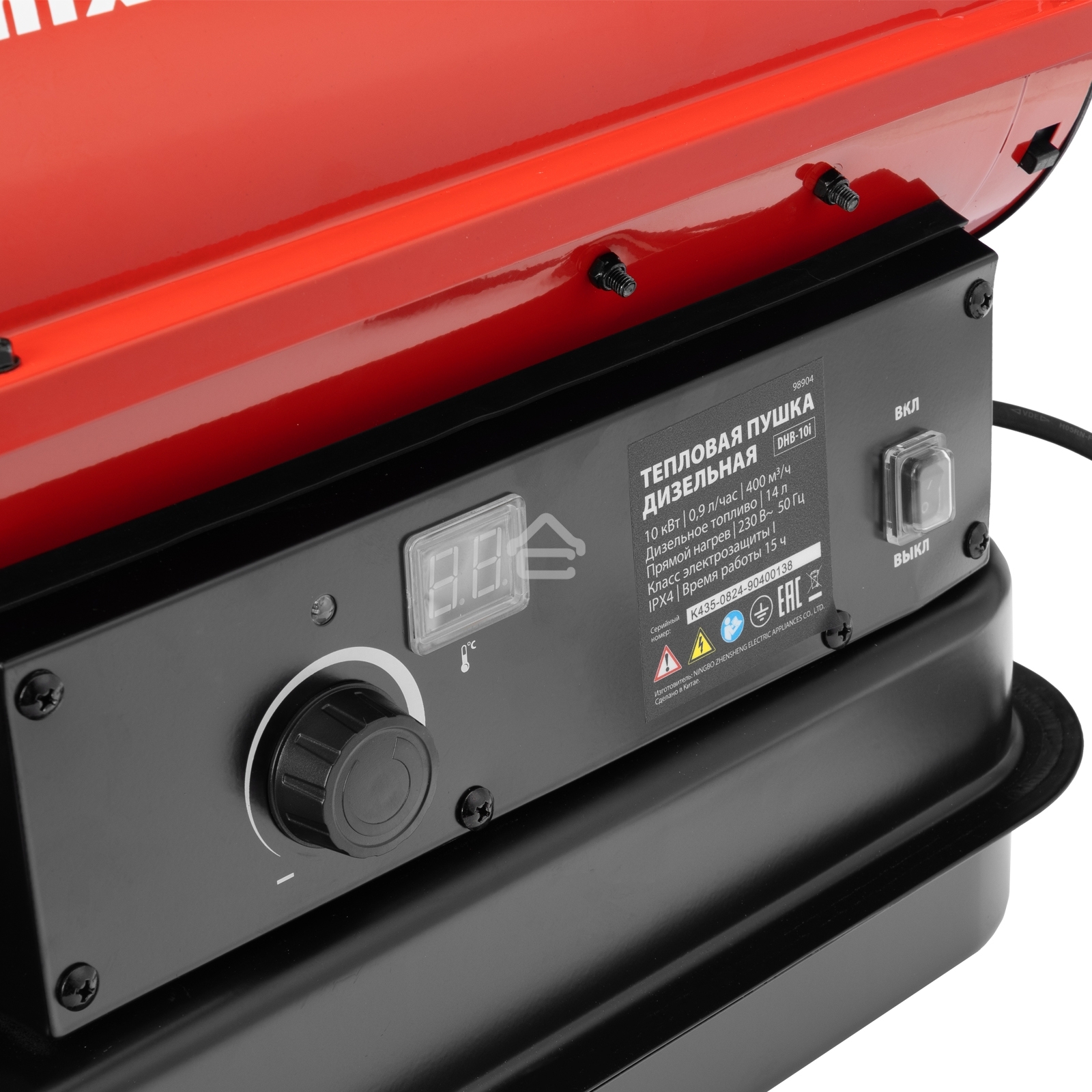 Дизельная тепловая пушка MTX DHB-10i, 10 кВт, 400 м3/ч, прямой нагрев, термостат