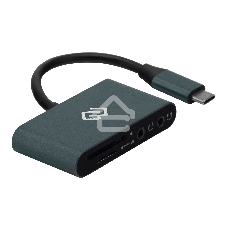 Кард-ридер Type C Digma CR-СA2512-G темно-серый