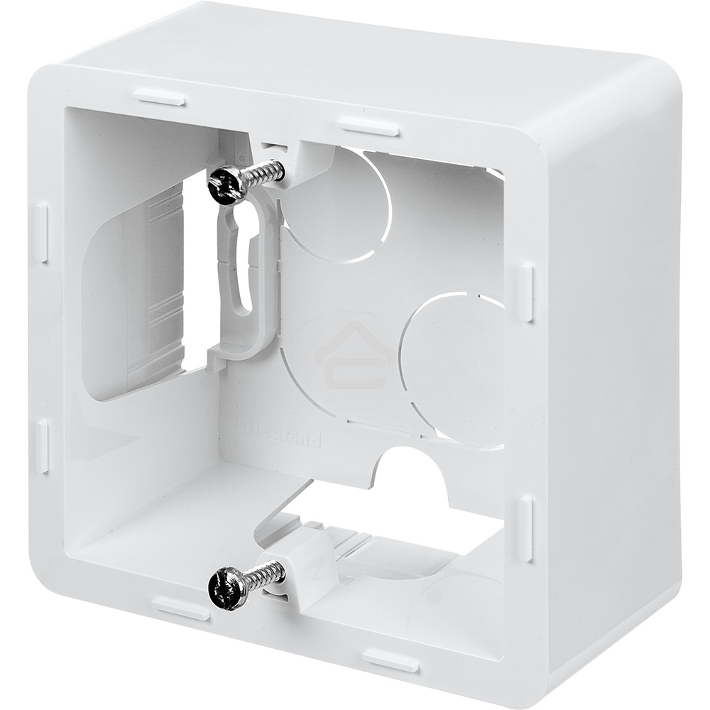 Коробка накладного монтажа 1 пост белый Inspiria