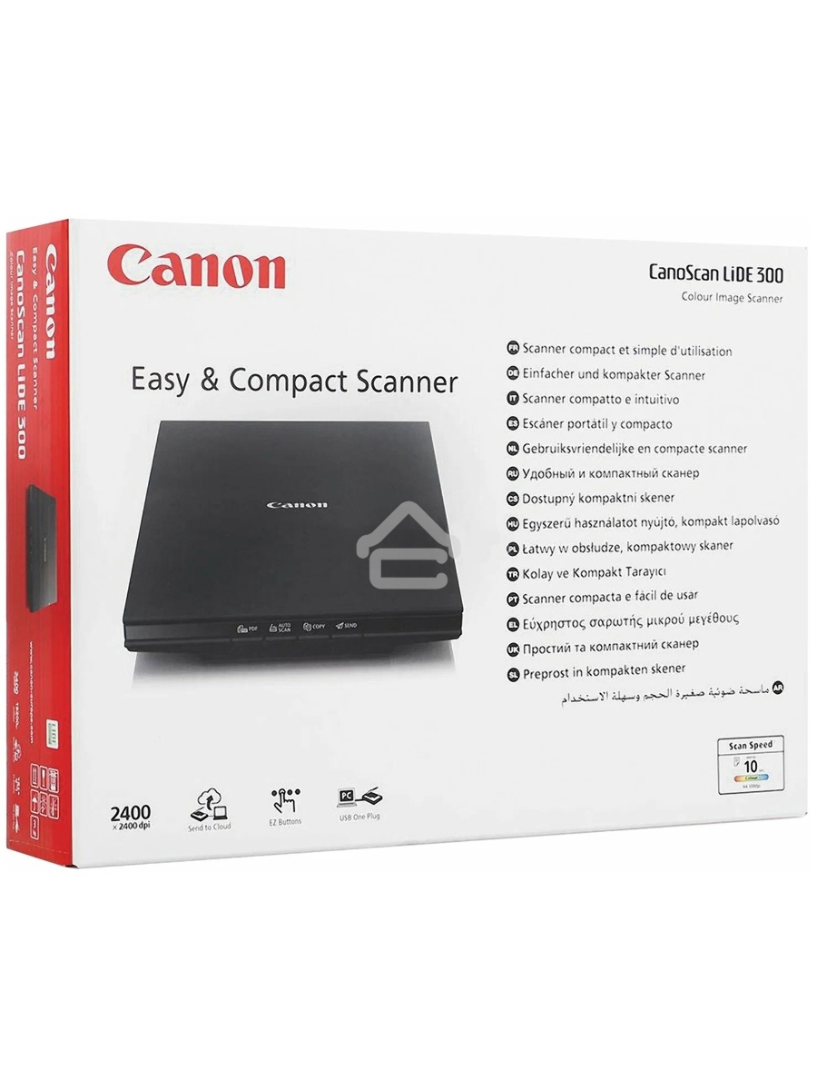 Планшетный сканер Canon CanoScan LiDE 300 (Hi-Speed USB 2.0, A4 / Letter (216 x 297 мм), 2400 x 4800 точек на дюйм)