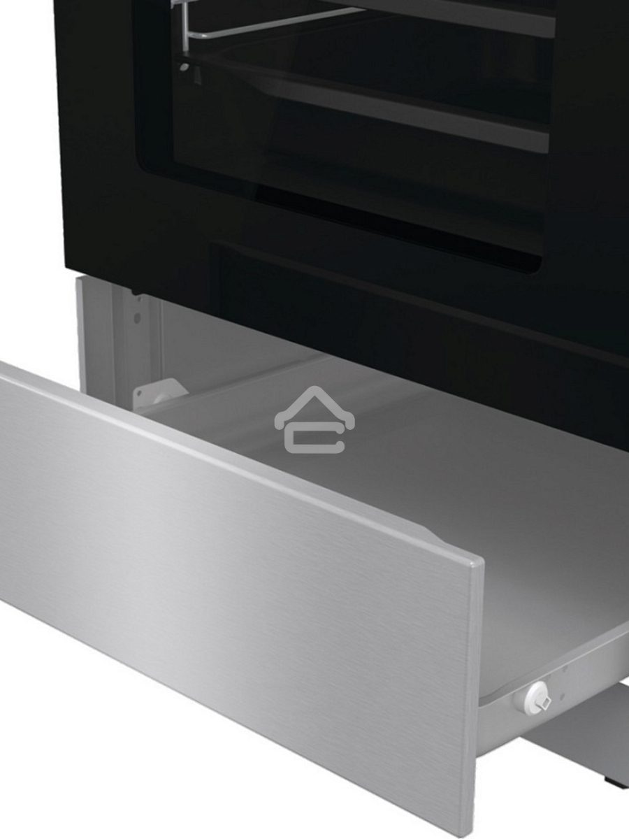 Плита электрическая Gorenje GECS5C70XA серебристый, конфорок 4 электрических, духовка 70 л, 50 см x 85 см x 59.4 см