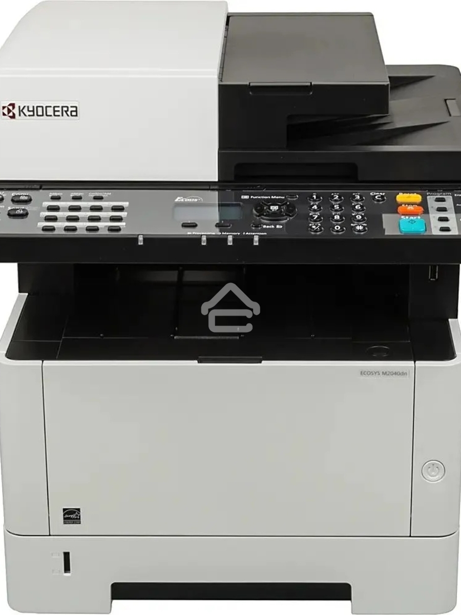 МФУ лазерный Kyocera Ecosys M2040dn (Азия) (1102S33AX0), A4, ч/б, печ. до 40 стр/мин., скан. до 40 стр/мин. (ч/б) 23 стр/мин. (цвет), 1200 x 1200 dpi (печать) 600x600dpi (скан.), USB, RJ-45 (старт.картр. TK-1178)