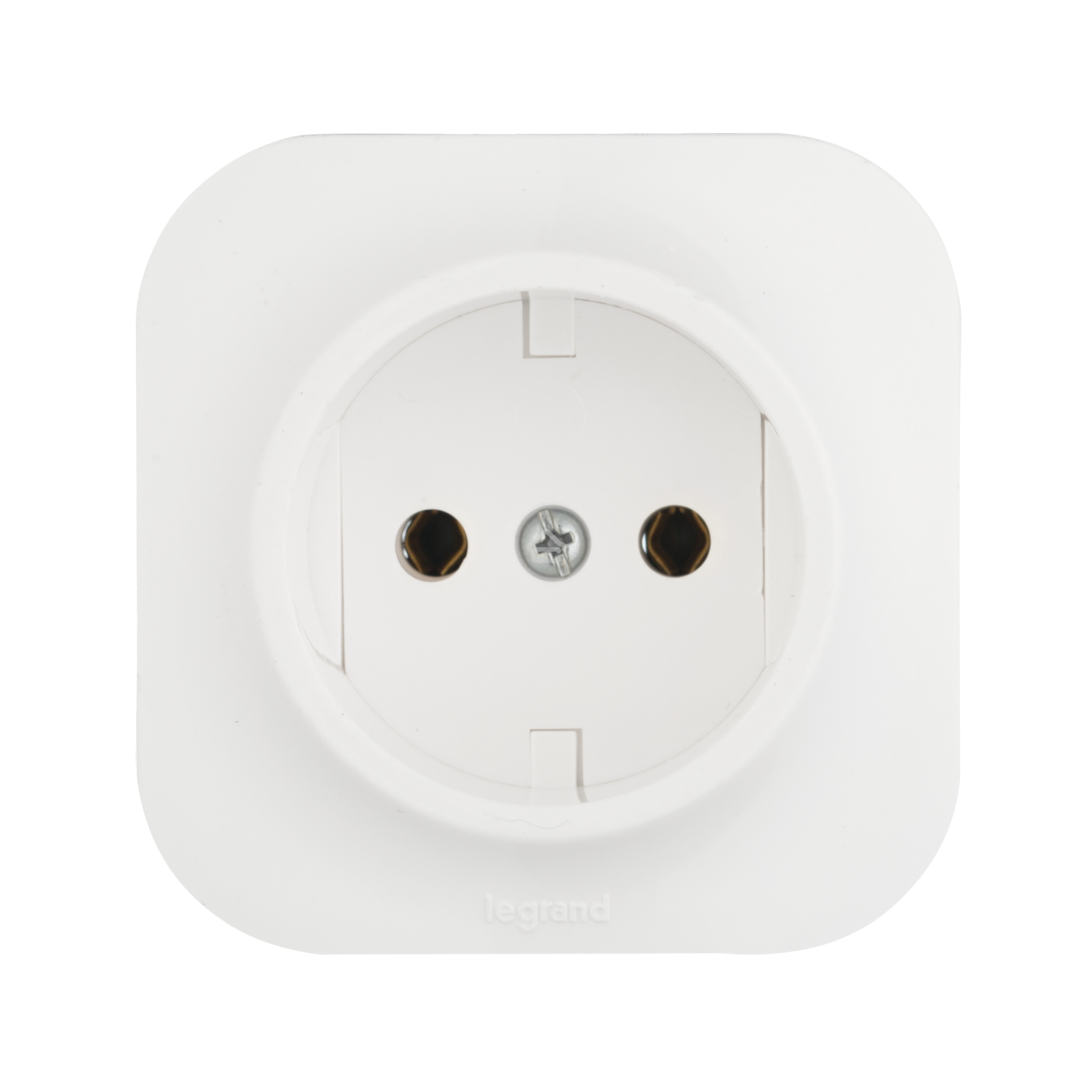 Розетка Legrand 782210 без заземления без шторок (Белая)
