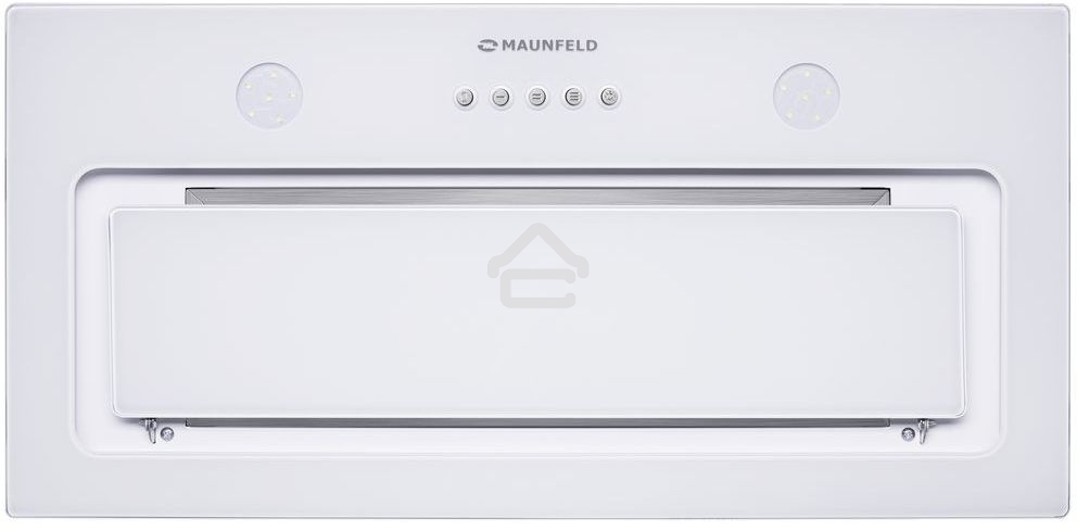 Вытяжка встраиваемая Maunfeld TRAPEZE 601GG белый, 60 см, 1150 куб. м/ч, 54 дБ