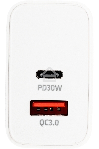 Сетевое зарядное устройство Digma DGW3D 3A PD+QC белый