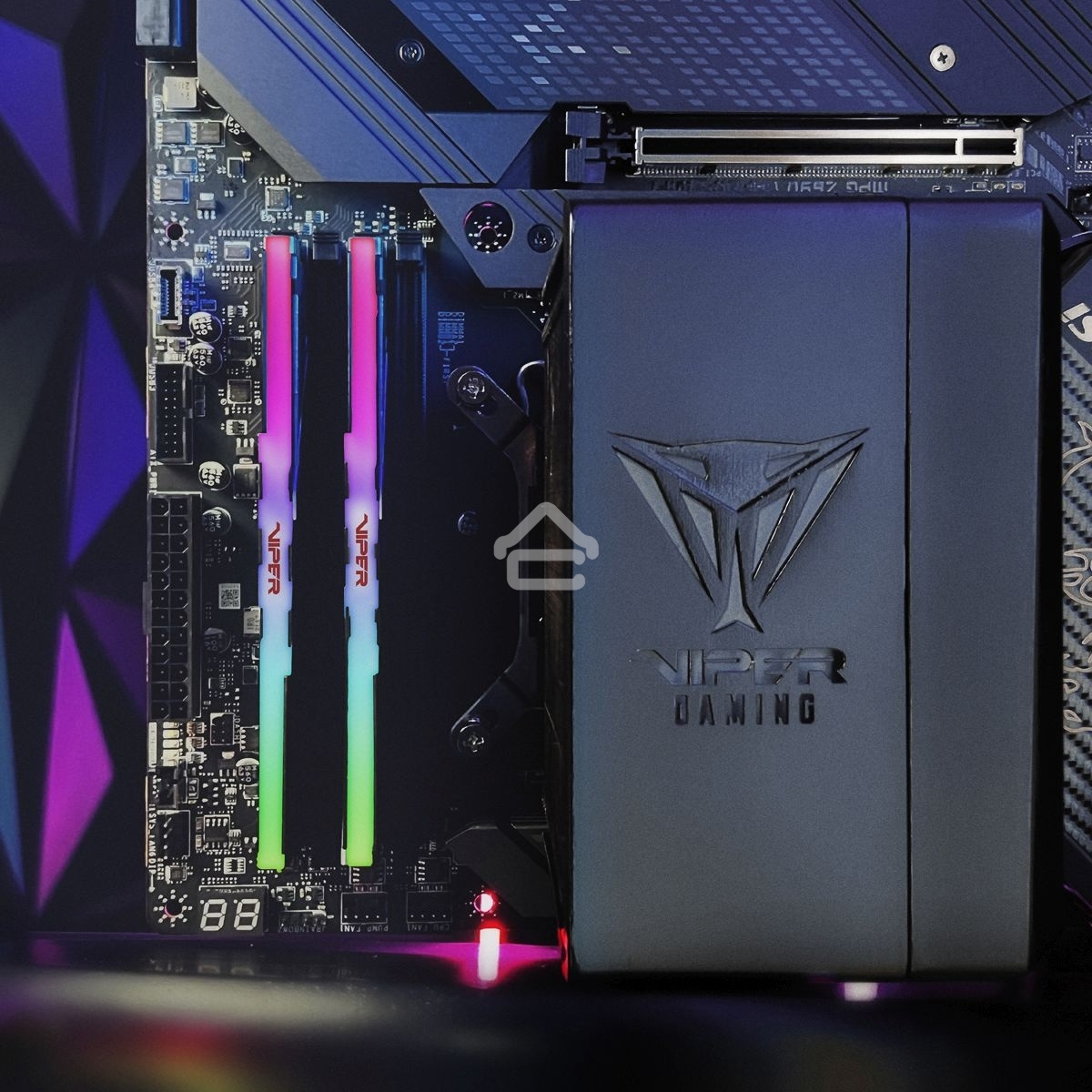 Оперативная память Patriot Viper Venom, DDR5, 32GB (2x16GB), 5600MHz, CL36, DIMM, с радиаторами, RGB, черный