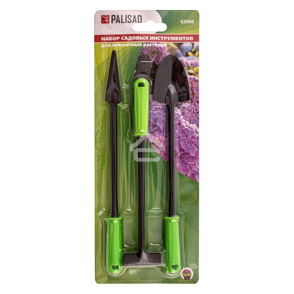 Набор по уходу за комнатными растениями Palisad пластиковые рукоятки, 3 предмета