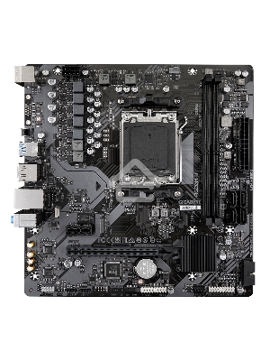 Материнская плата Gigabyte A620M H (V1.2), SocketAM5 AMD A620 2xDDR5 mATX AC`97 8ch(7.1) GbLAN RAID+VGA+HDMI