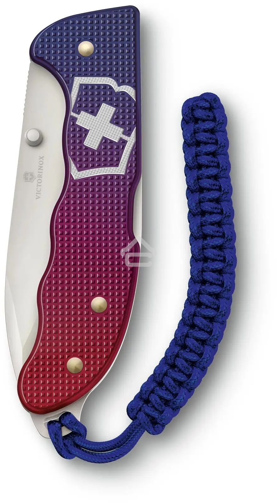 Нож перочинный Victorinox Evoke Alox (0.9415.D221) 136мм 5функц. синий/красный подар.коробка