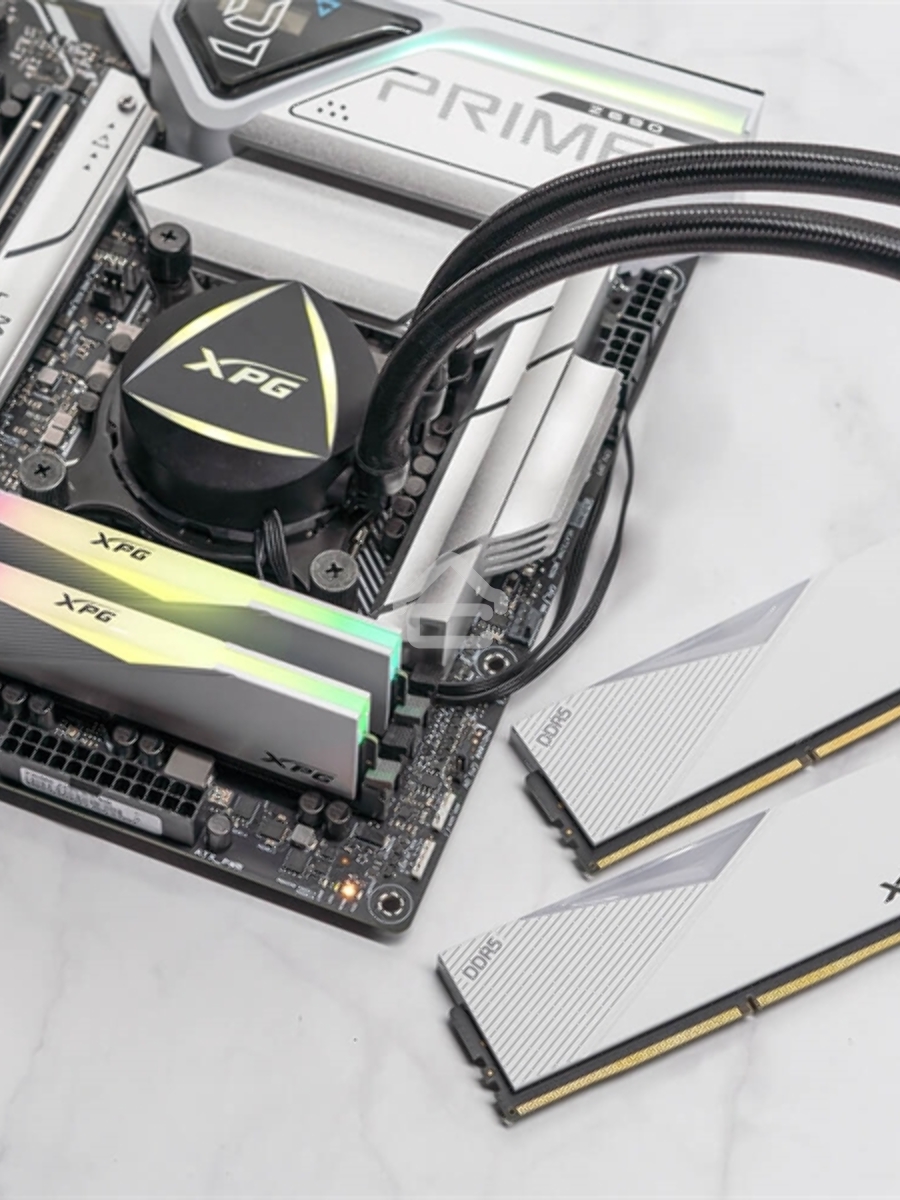 Оперативная память XPG Lancer, DDR5, 32GB (2x16GB), 7200MHz, CL34, DIMM, с радиаторами, RGB, белый