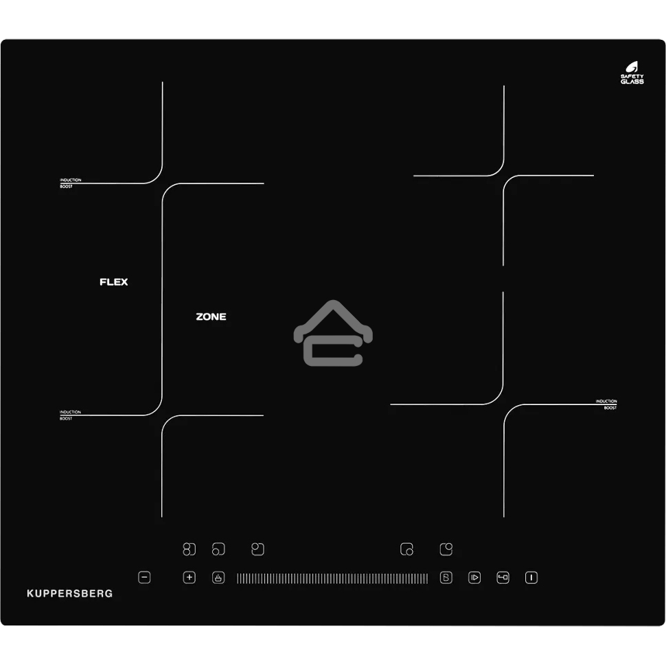 Индукционная варочная панель ICS 612 Индукция, 60 см, 4 конфорки, черный
