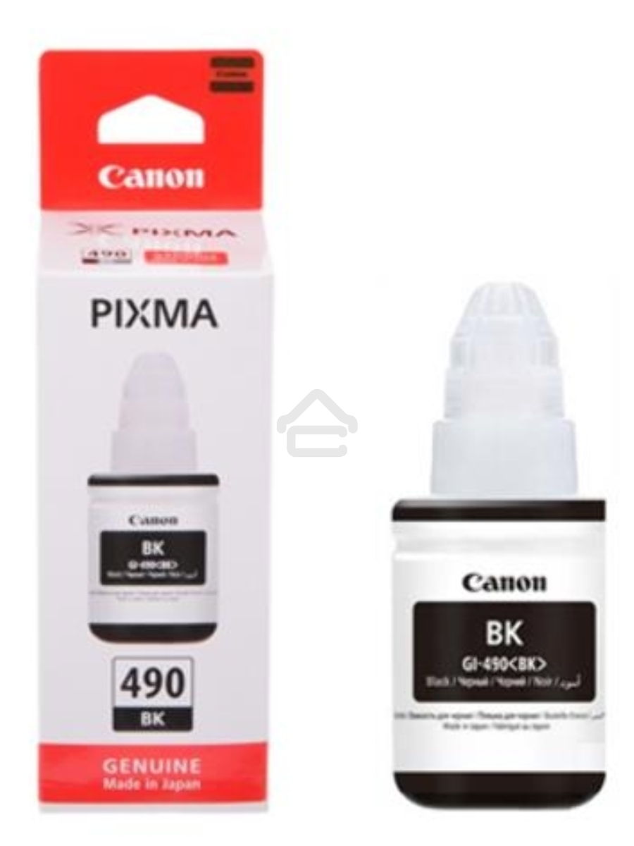 Чернила Canon GI-490BK 0663C001 черный для Canon Pixma G1400/2400/3400 (135мл)