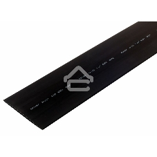 Термоусаживаемая трубка Rexant 120,0/60,0 мм, черная, упаковка 10 шт. по 1 м