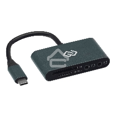 Кард-ридер Type C Digma CR-СA2512-G темно-серый