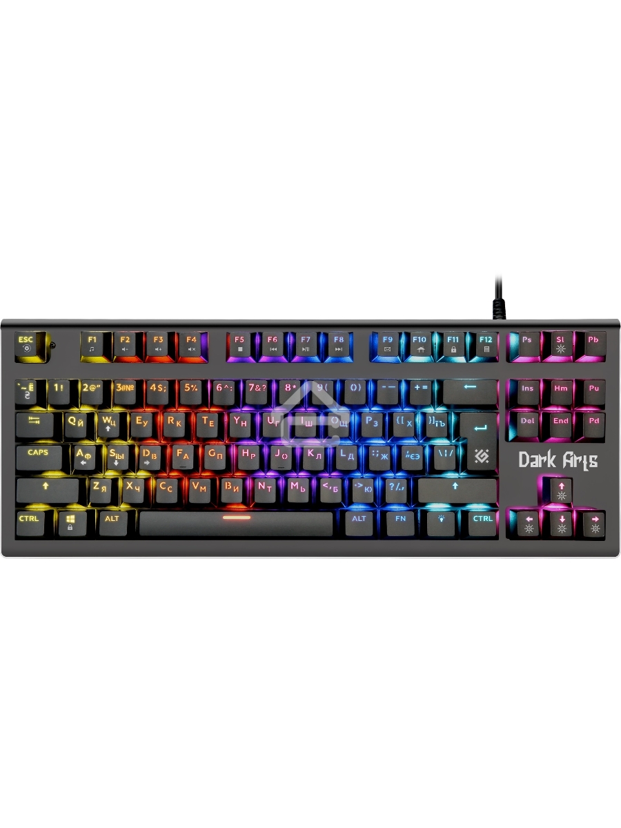 Клавиатура Defender Dark Arts GK-375 проводная, USB, черный