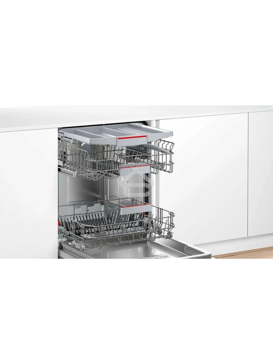 Встраиваемая посудомоечная машина Bosch SMV46KX04E, серебристый, 59.8 см, 13 компл., 46 дБ, класс A++