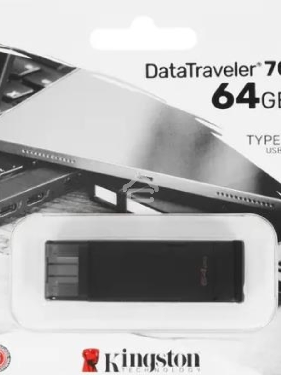 Флеш диск Kingston 64Gb DataTraveler DT70 <DT70/64GB>, USB-C 3.2 Gen 1