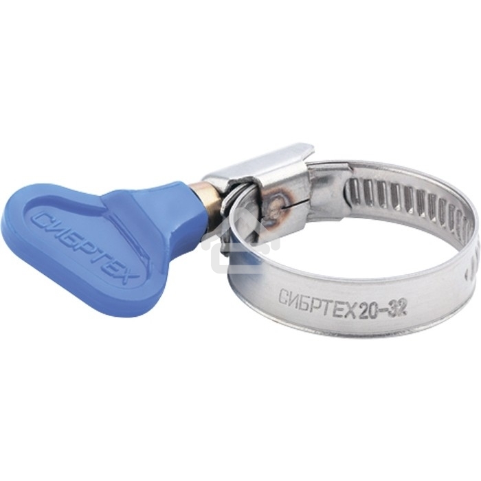 Хомуты металлические Сибртех элемент крепления с формой ключа 12-20 мм, 100 шт.