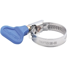 Хомуты металлические Сибртех элемент крепления с формой ключа 12-20 мм, 100 шт.