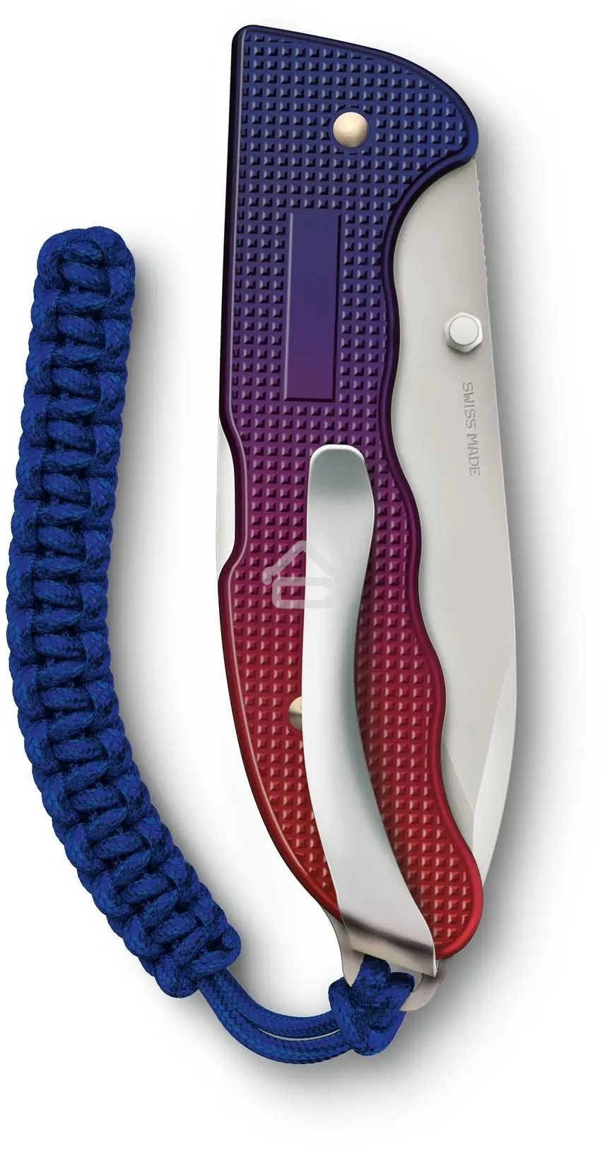 Нож перочинный Victorinox Evoke Alox (0.9415.D221) 136мм 5функц. синий/красный подар.коробка