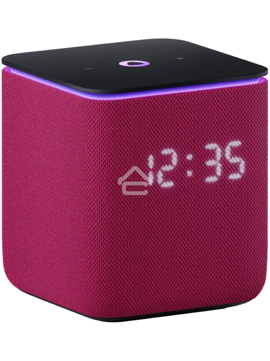 Умная колонка Яндекс Станция Миди, ZigBee, 24Вт, с голосовым ассистентом Алиса на YaGPT, малиновый