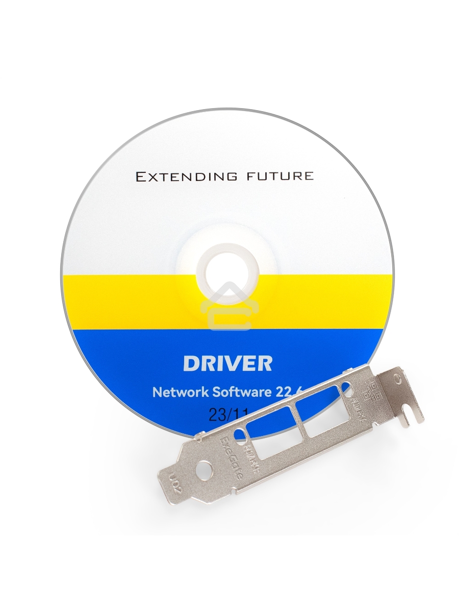 Сетевой адаптер ExeGate EXE-82576-F2 (PCI-E x1 v2.0, порты 2xSFP, 10/100/1000Mbps, Gigabit Server NIC Intel Chipset 82576-F2)