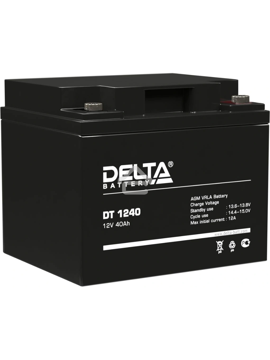 Батарея Delta DT 1240 (12V, 40Ah)