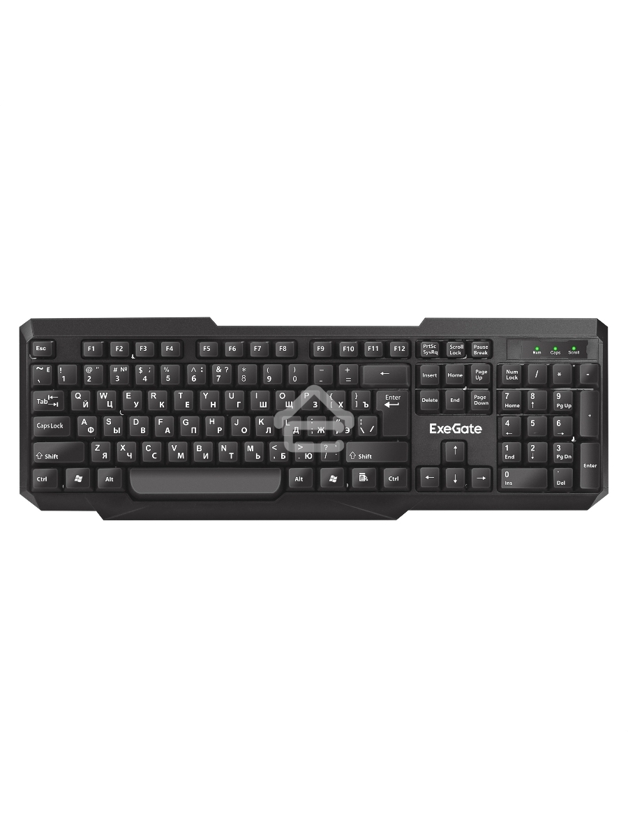 Клавиатура ExeGate LY-404 (EX264084RUS) проводная, USB, черный