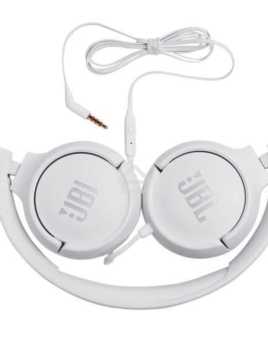 Наушники JBL накладные T500, 32 Ом, белый
