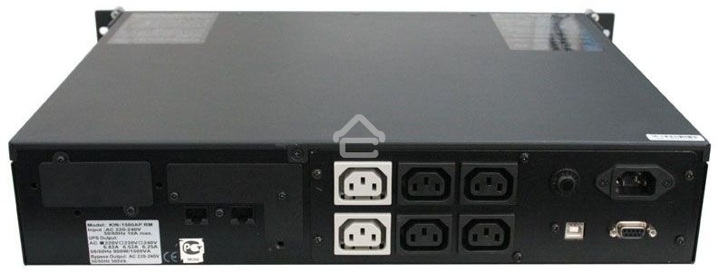 Источник бесперебойного питания Powercom King Pro RM KIN-1500AP RM 900Вт 1500ВА черный