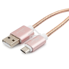 Кабель USB2.0 Cablexpert CC-G-mUSB02Cu-0.5M, AM/microB, серия Gold, длина 0.5м, золото, блистер