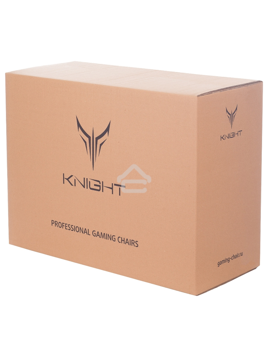 Кресло игровое Knight N1 Fabric серо-голубой Light-28 с подголов. крестовина металл