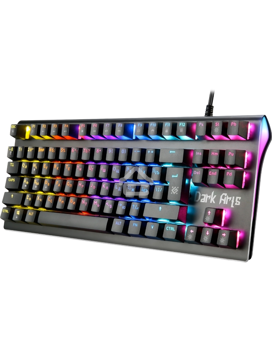 Клавиатура Defender Dark Arts GK-375 проводная, USB, черный