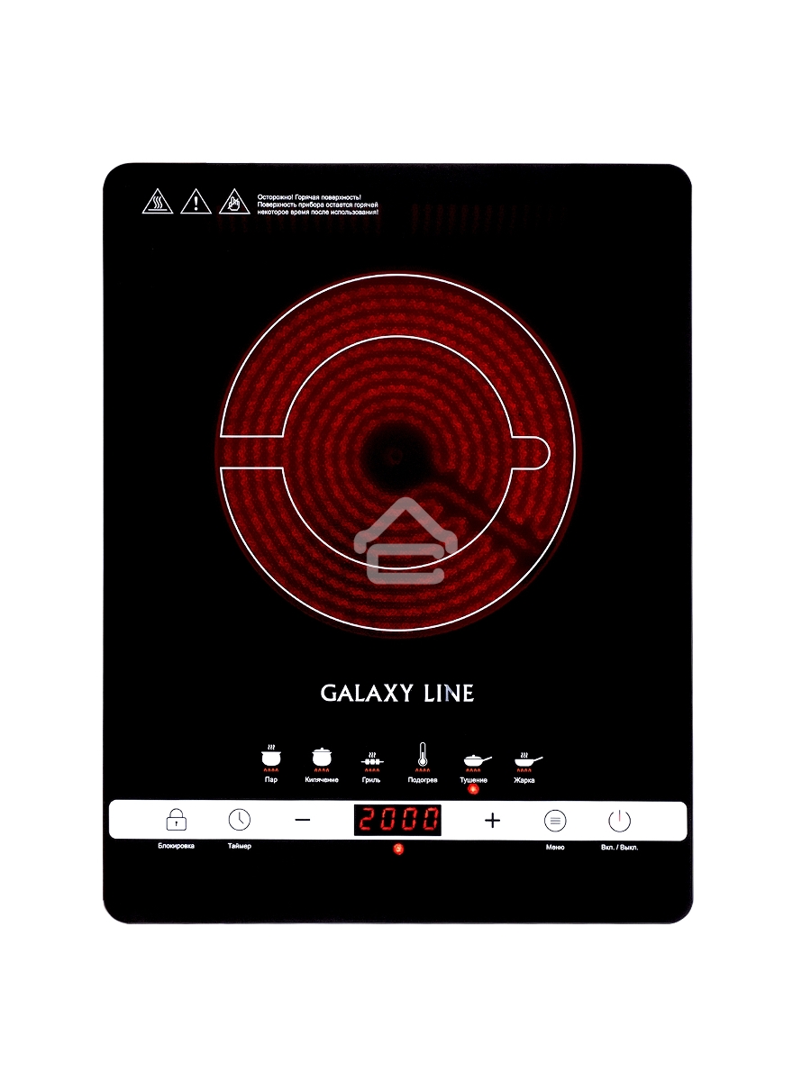 Электроплитка Galaxy Line GL 3030, черная