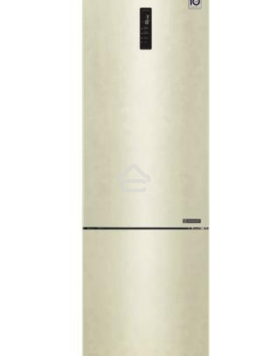 Холодильник LG GA-B509CESL бежевый глянцевый двухкамерный 277/107л морозилка снизу, No Frost