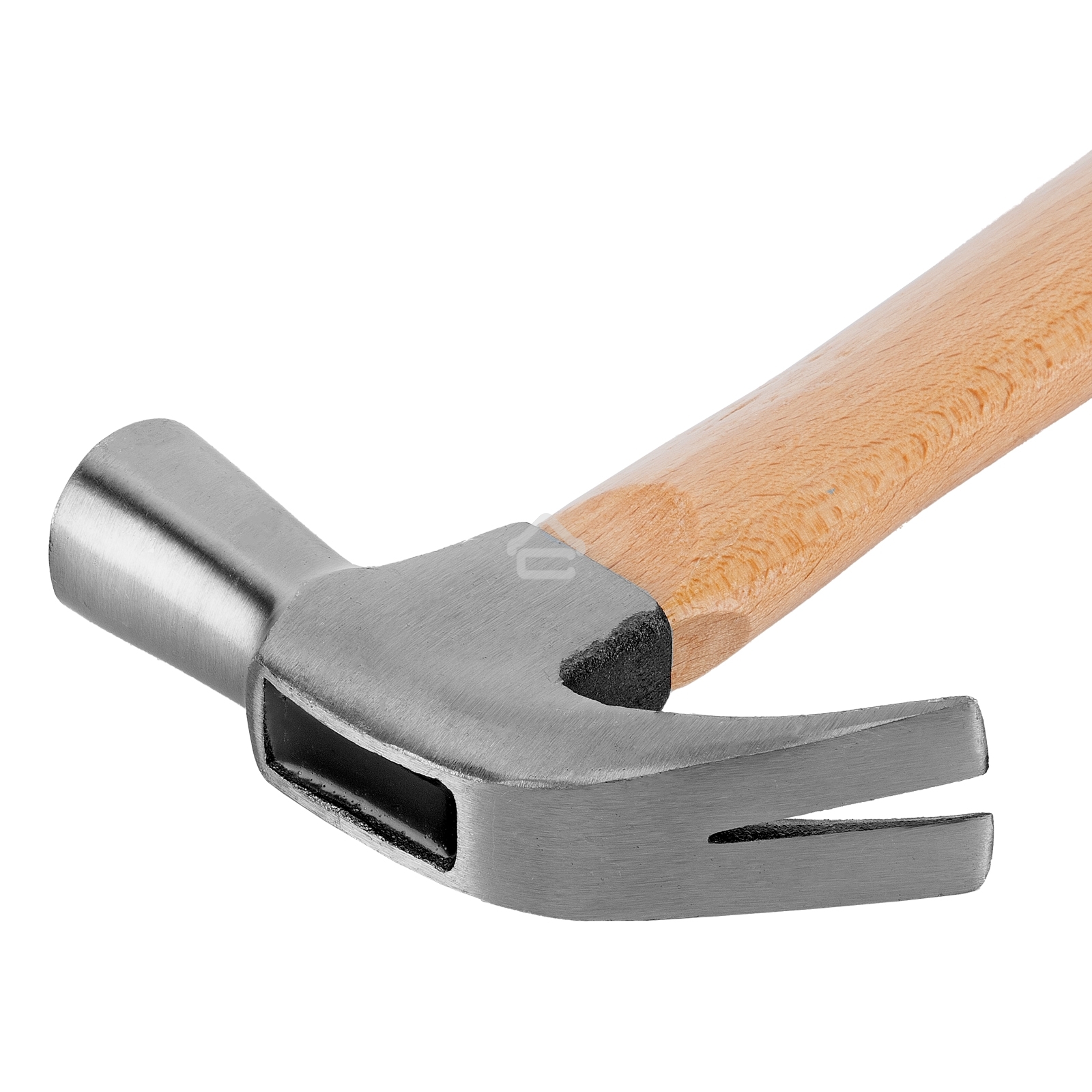 Молоток-гвоздодер Sparta 450 г боек 27 мм деревянная рукоятка