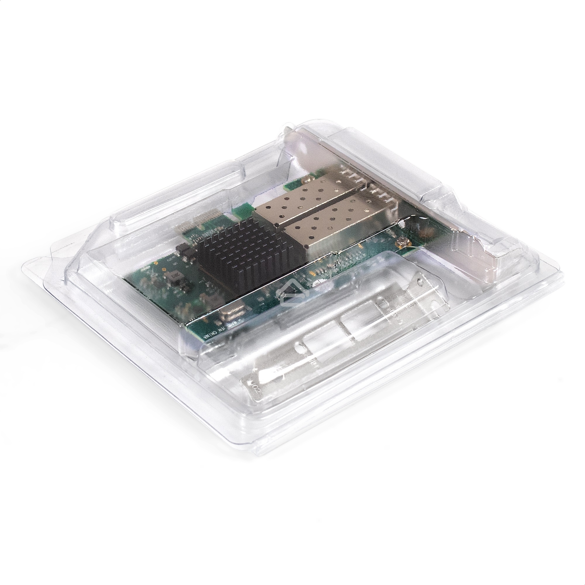 Сетевой адаптер ExeGate EXE-82576-F2 (PCI-E x1 v2.0, порты 2xSFP, 10/100/1000Mbps, Gigabit Server NIC Intel Chipset 82576-F2)