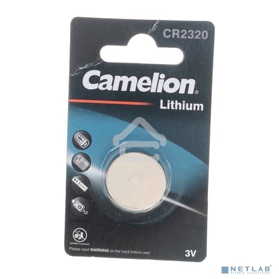 Элемент питания литиевый Camelion CR CR2320 BL-1 (блист.1шт)