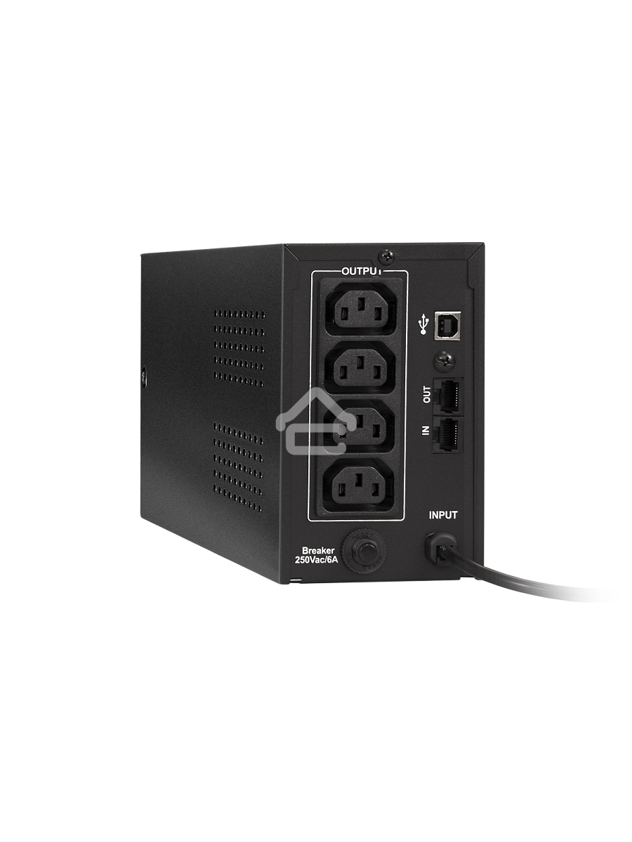 Источник бесперебойного питания ExeGate EP285579RUS SpecialPro Smart LLB-600.LCD.AVR.C13.RJ.USB <600VA/360W, LCD, AVR, 4*IEC-C13, RJ45/11, USB, Black>