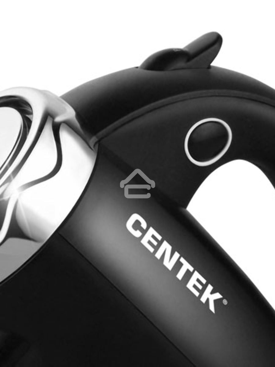 Миксер Centek CT-1115 черный/хром 350Вт