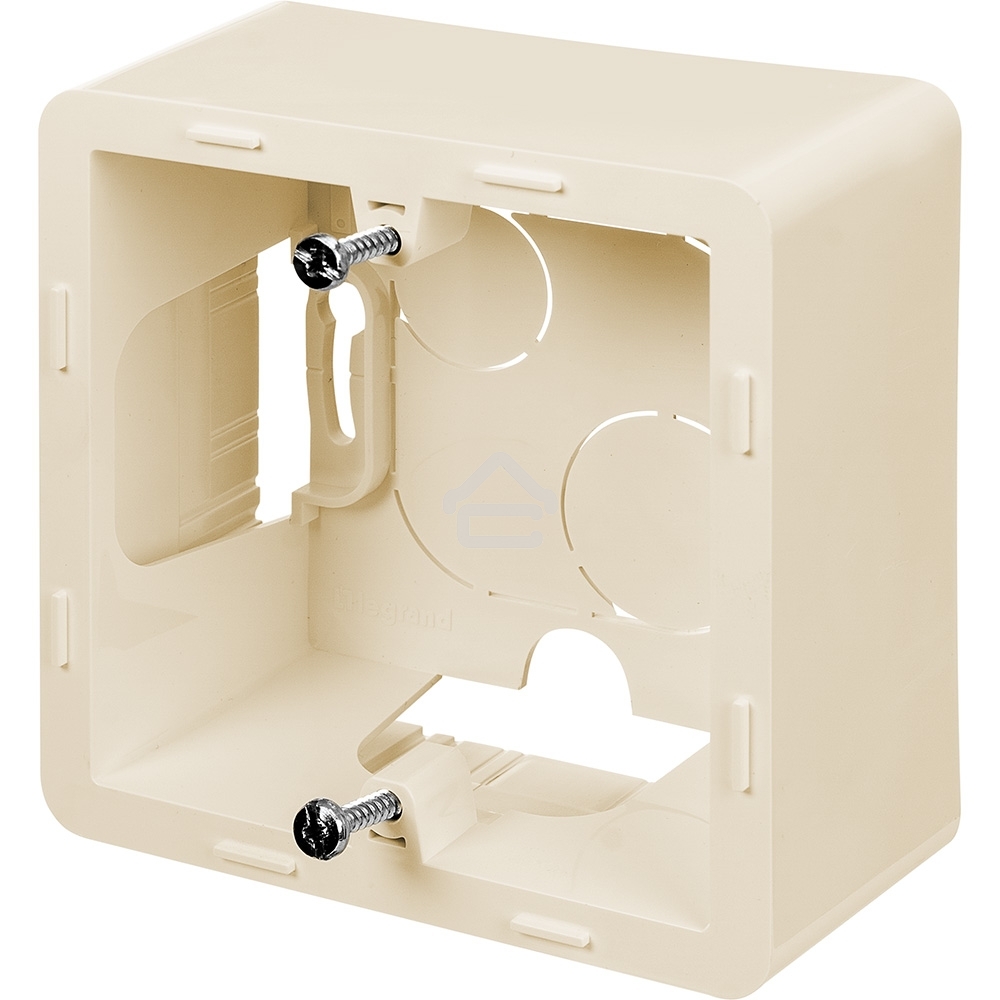 Коробка накладного монтажа 1 пост слоновая кость Inspiria