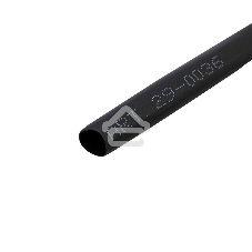 Трубка термоусаживаемая Rexant 6,0/3,0 мм черная, ролик 2,44 м