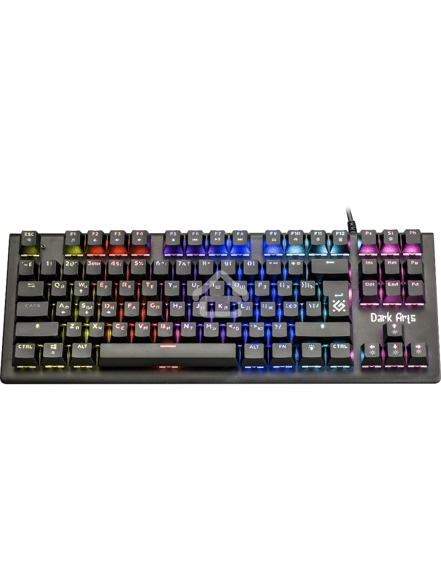 Клавиатура Defender Dark Arts GK-375 проводная, USB, черный