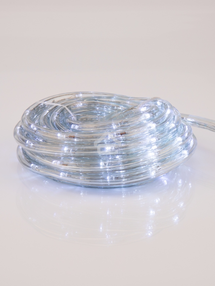 Дюралайт LED, фиксинг (2W), 24 LED/м, белый, 25 м