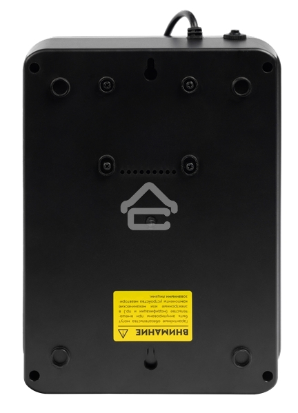 Источник бесперебойного питания SMARTWATT UPS SAFE PRO 1000 черный 1000/600 ВА/Вт, линейно-интерактивный, напольный/настенный, LED индикация, Shuko CEE7/4 - 8 шт. (4 шт. с резервным питанием, 4 шт. - сетевой фильтр)