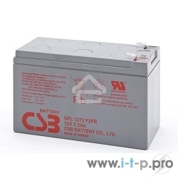 Аккумулятор CSB GPL1272 F2FR (12V 7.2Ah )