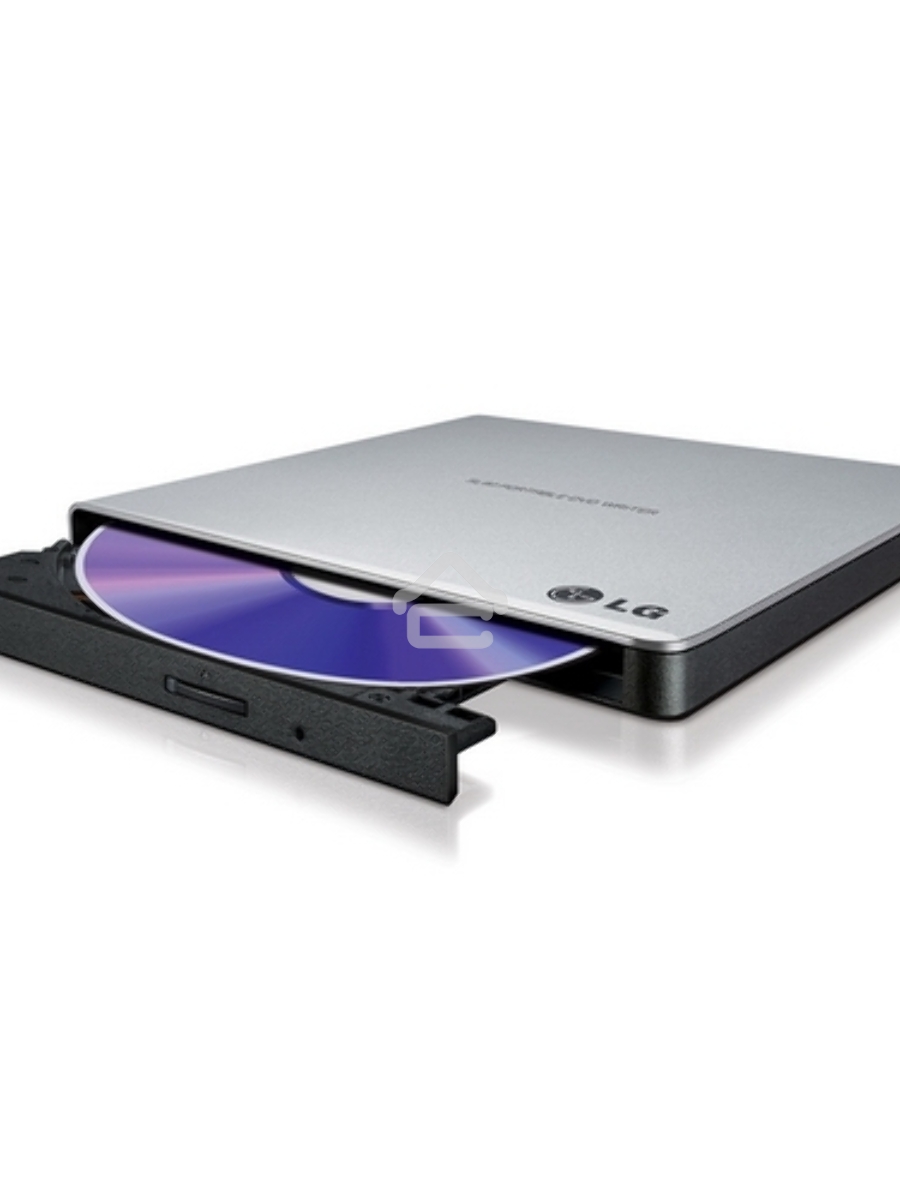 Привод DVD-RW LG GP57ES40 серебристый USB внешний